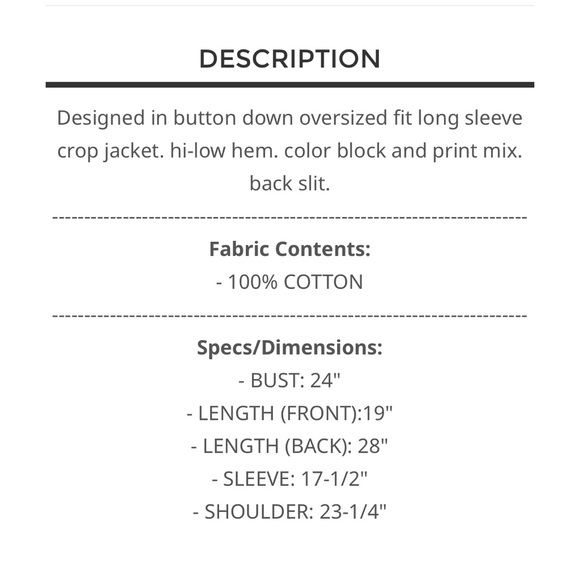 POL Multicolor Patchwork Jacket - Picture 7 of 7